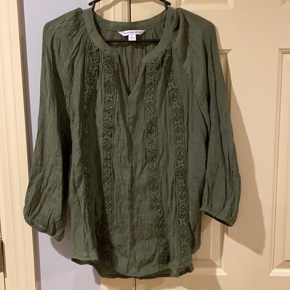 Counterparts Long Sleeve Blouse